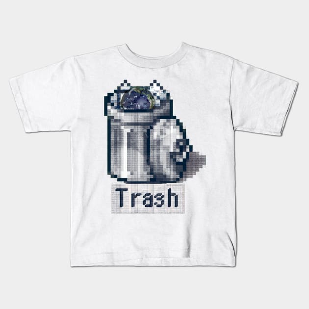 TRASH Kids T-Shirt by FREESA